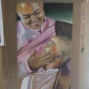 mere et enfant suite ( tableau à vendre).