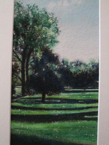 paysage de mellecey 2009 ( tableau à vendre).         150€